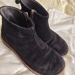 BIRKENSTOCK black suede ankle boots 'Melrose' 39